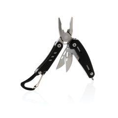 Solid mini multitool with carabiner