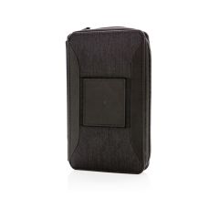 Swiss Peak modern travel wallet with wireless charging