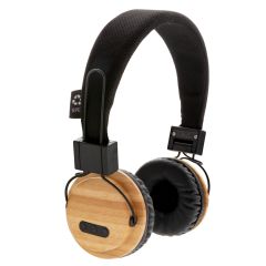 Bamboo wireless headphone