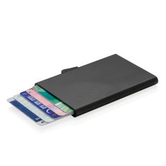 C-Secure aluminium RFID card holder