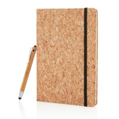 A5 notebook with bamboo pen including stylus