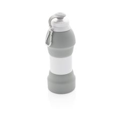 Foldable silicone sports bottle