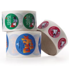 37mm Paper Stickers On Rolls