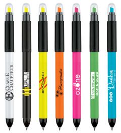 Senator Duo Pen Polished Plastic Multifunction Ball Pen & Highlighter