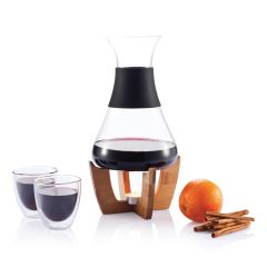 Glu mulled wine set with glasses