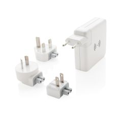 Travel adapter wireless powerbank