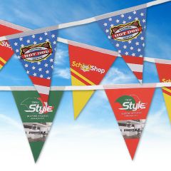 Indoor Bunting - 5 Metre Lengths - A5 Size - Triangular