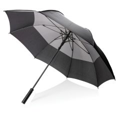 27" auto open duo colour storm proof umbrella