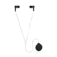 Wireless earbuds with clip